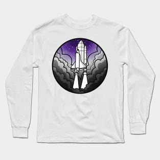 Asexual Pride Rocket Long Sleeve T-Shirt